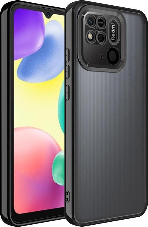 Xiaomi Redmi 10C Uyumlu Kamera Korumalı Logo Yeri Açık Lazer Lesim Silikon Kılıf