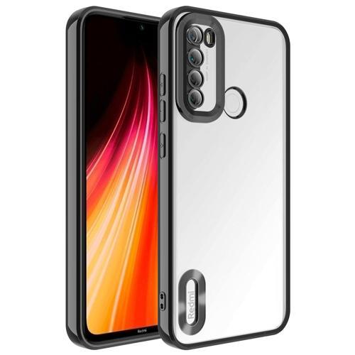 Xiaomi Redmi Note 8 Uyumlu Kamera Korumalı Logo Yeri Açık Lazer Lesim Silikon Kılıf