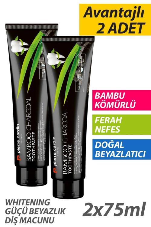 Bambu Kömürlü Diş Macunu – Doğal Beyazlatıcı & Ferah Nefes – 75 ml- Natural Whitening Toothpaste – Bamboo