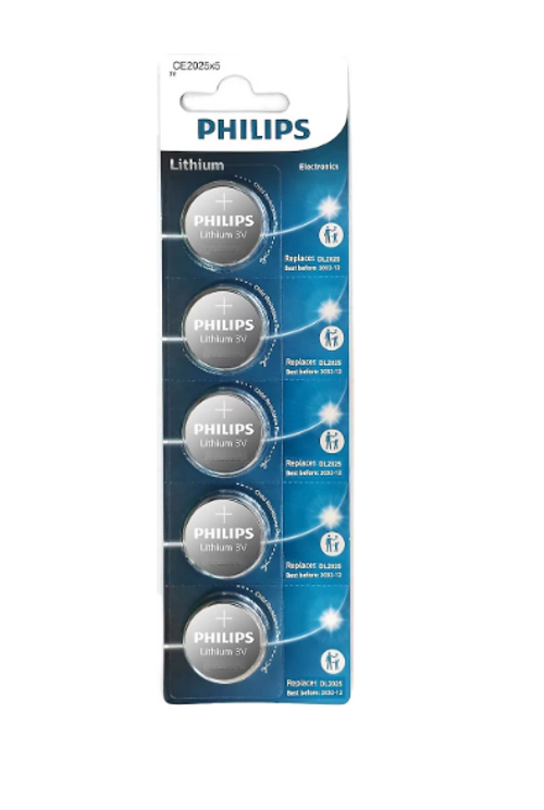 Lithium Pil Cr2025 3.0V 5 Li