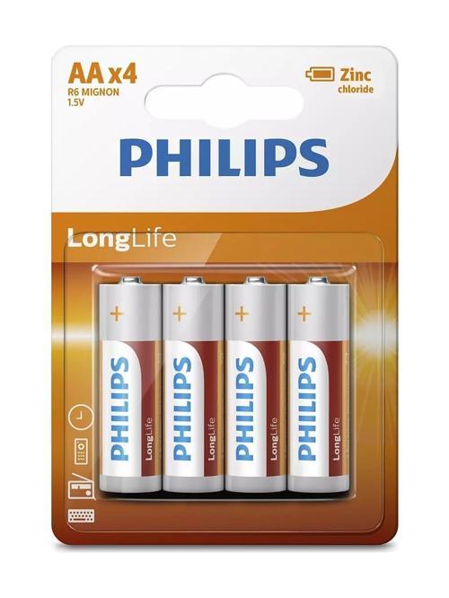 Longlife Kalem Pil AA 4 Lü
