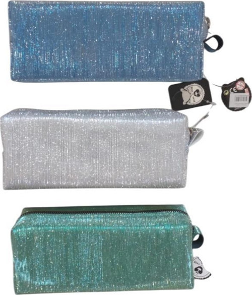 B&D Kalem Çantası Simli Parıltılı Büyük Kcs119 (Karışık Renk 1 Adet)