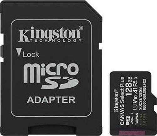Sdcs3-128Gb 128Gb Microsdxc Canvas Select Plus Gen3 150Mb-S A1 Card + Adapter Hafıza Kartı