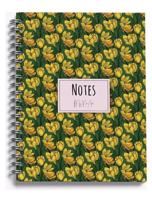 Sert Kapaklı Defter Yaz Seri Magnolia-Midi Not Defteri 14X20 Cm