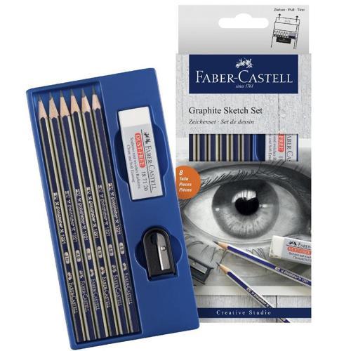 Faber-Castell Dereceli Kurşun Kalem Seti Goldfaber Çizim 5165 000000