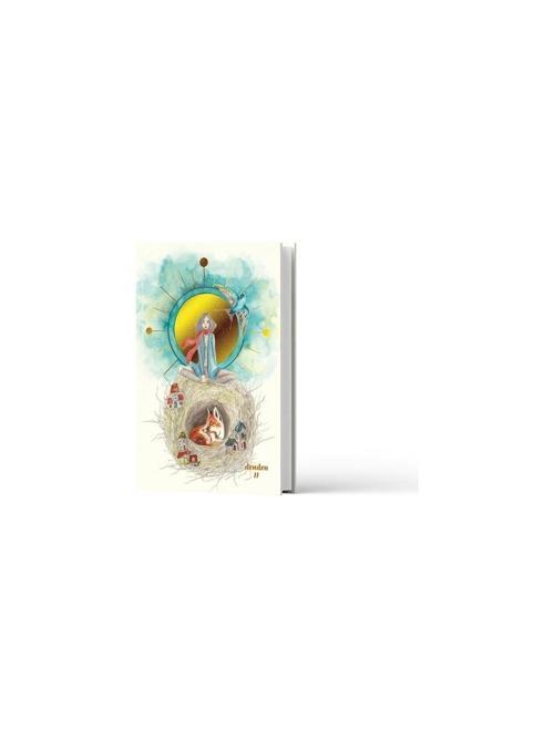Sert Kapaklı Not Defteri Ayla Acet Yaldız Seri Yuva 17X24 Cm