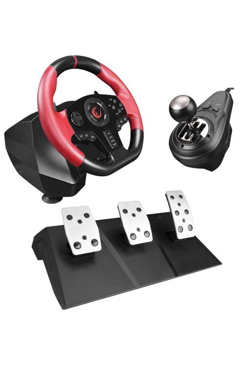 Direksiyon Seti Speed W20 Ps3/Ps4/Pc/Xboxone/Xbox360 3 Pedallı Gaming Oyun Oyuncu Direksiyonu