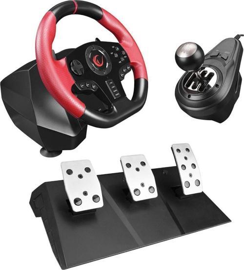 Direksiyon Seti Speed W20 Ps3/Ps4/Pc/Xboxone/Xbox360 3 Pedallı Gaming Oyun Oyuncu Direksiyonu