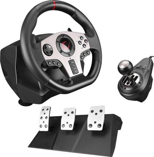 V902 Ps4/Pc/Xboxone/Xbox360 /Xbox Series S Uyumlu 3 Pedallı Oyuncu Direksiyonu