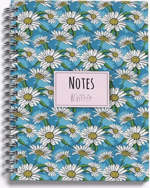 Sert Kapaklı Defter Yaz Serisi Daisy-Midi Not Defteri 14X20 Cm
