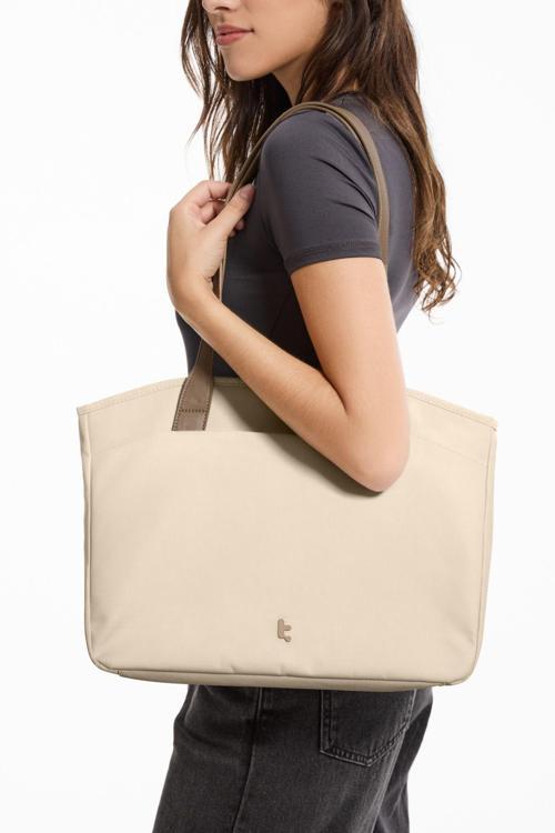 Versatile T23 14 Inç/14L Haki Tote Bag Laptop Notebook Omuz Çantası - T23S1K1