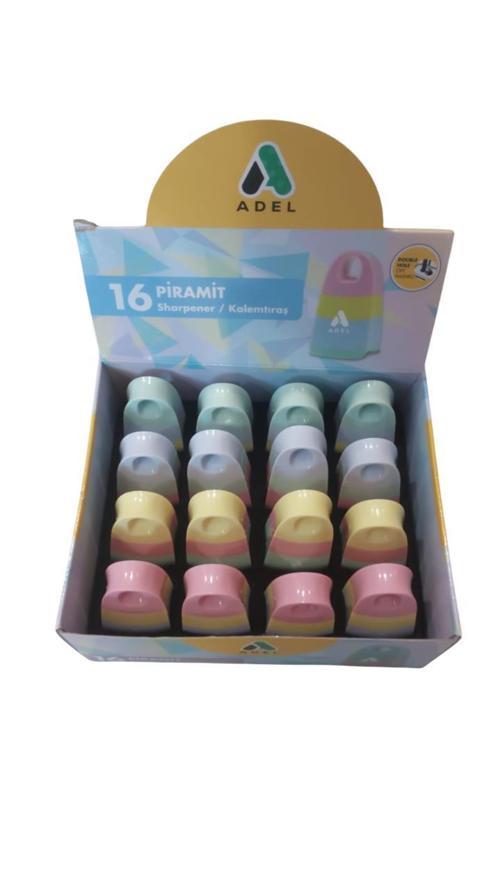 Kalemtıraş Piramit Çh 2260 000027 (16 Lı Paket)