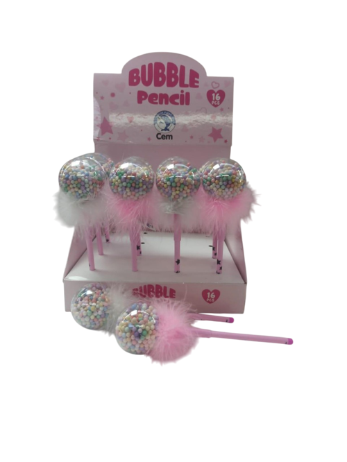 Geçmeli Kurşun Kalem Baloncuk Pop-1903 (16 Lı Paket)