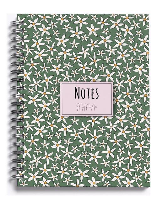 Sert Kapaklı Defter Yaz Seri Starflower-Midi Not Defteri 14X20 Cm