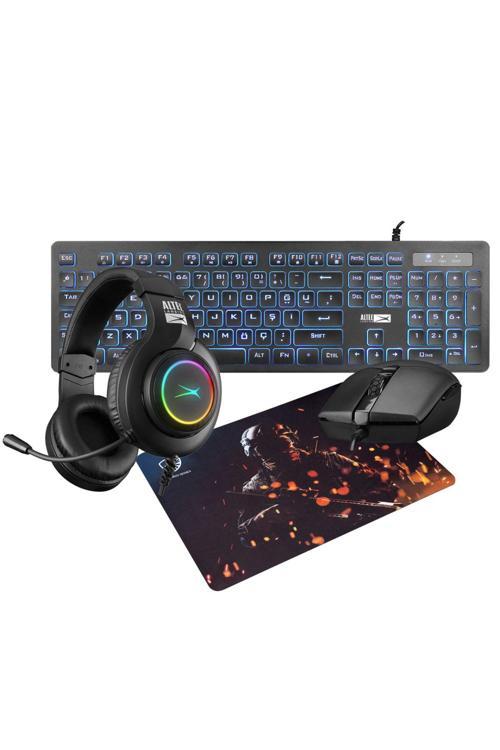 Kingsman Gaming Combo Klavye Mouse Kulaklık Mousepad Set
