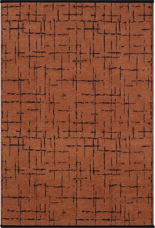 Gaia Kiremit Halı Yıkanabilir Kaymaz Taban Şönil Kilim Dokuma Pamuk Taban Kilim 10118