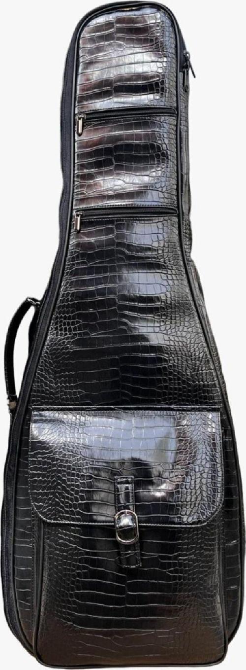 Elektro Gitar Çantası Kılıfı Sırt Çantası Suni Deri Suya Dayanıklı