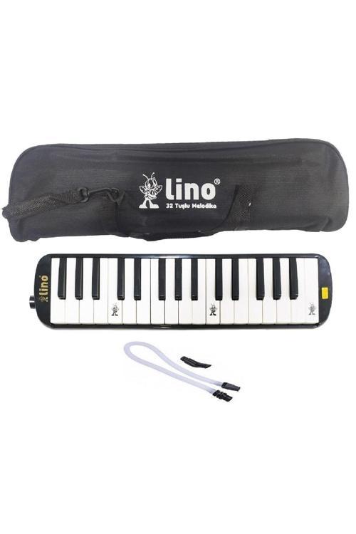 Lino Siyah Melodika 32 Tuşlu Bez Çantalı