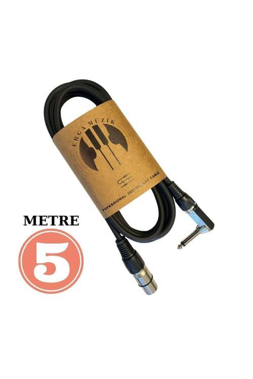 MİKROFON KABLOSU 5M STÜDYO CONDENSER MİKROFON KABLOSU  XLR DİŞİ/L KONNECTOR KABLOSU