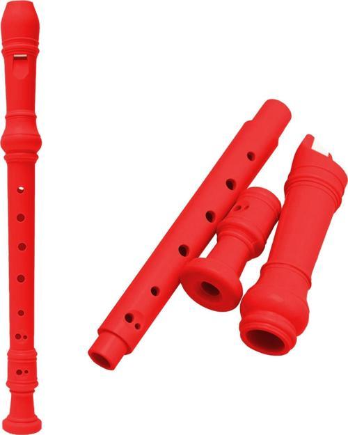 JF-01 Blok Flüt - Kırmızı