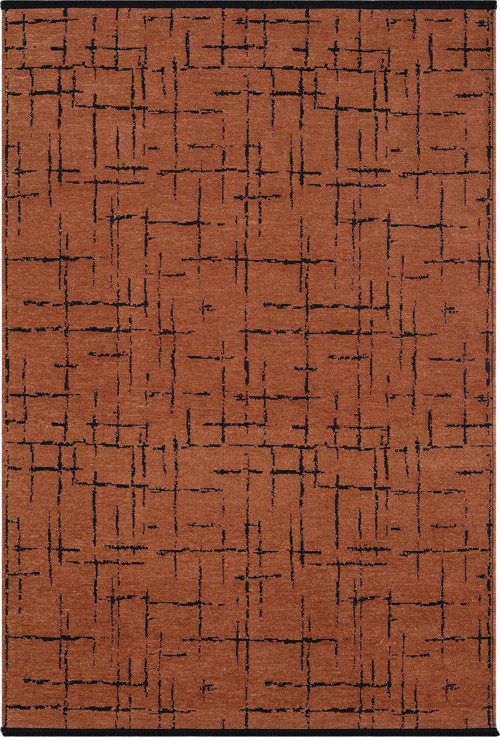 Gaia Kiremit Halı Yıkanabilir Kaymaz Taban Şönil Kilim Dokuma Pamuk Taban Kilim 10118