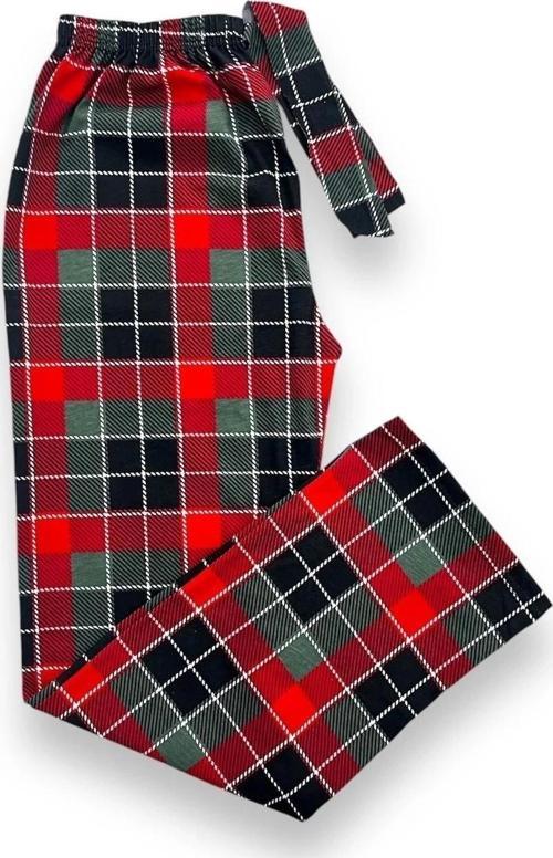 Ekose Desenli Beli Lastikli Unisex Pijama Altı