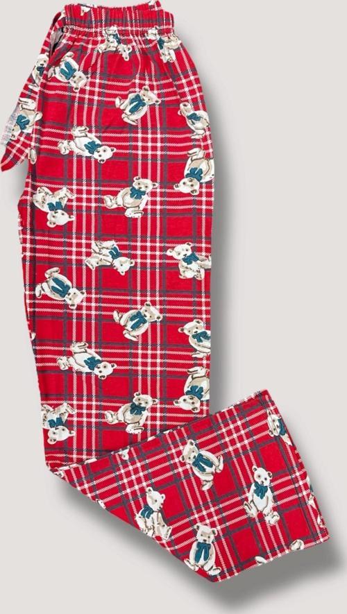 Ekose Desenli Beli Lastikli Unisex Pijama Altı