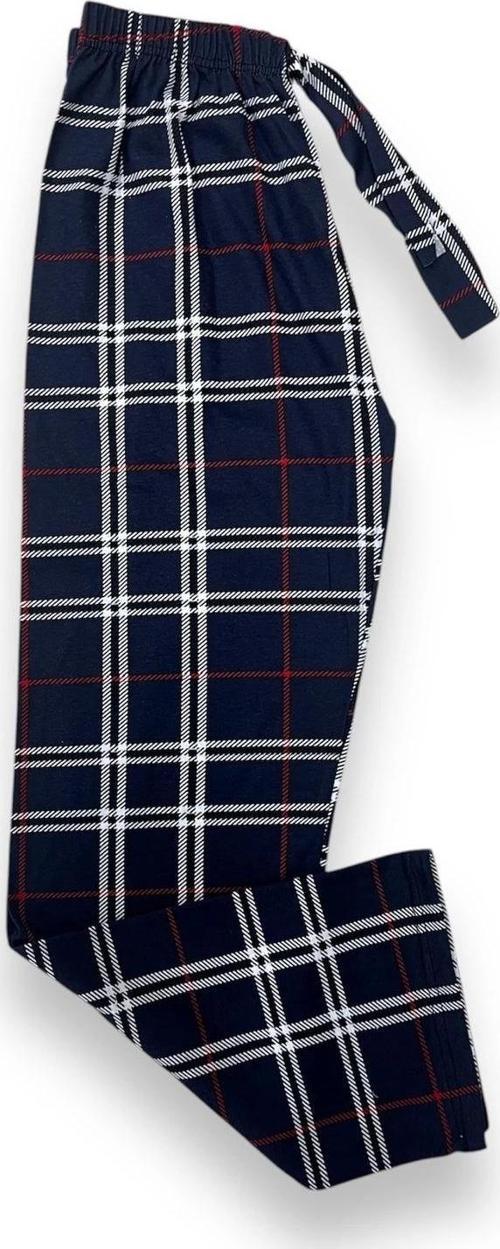 Ekose Desenli Beli Lastikli Unisex Pijama Altı
