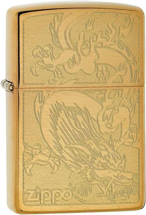 Dragon Gold - Altın Ejder Dizayn Çakmak