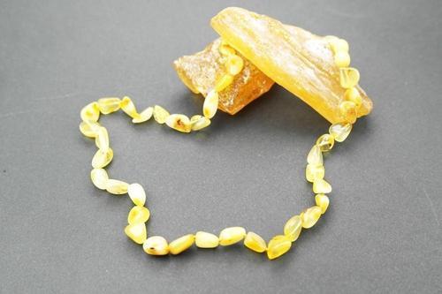 Şifa Doğal Kesim Damla Kehribar Yetişkin Kolye