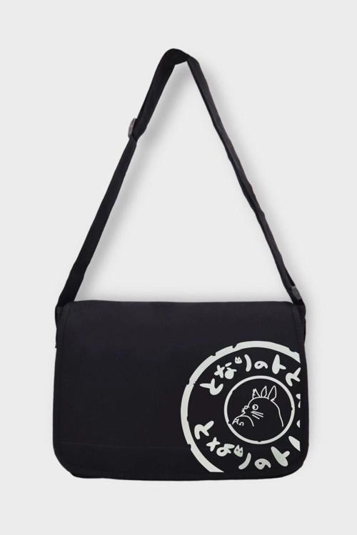 Siyah Totoro Postacı Çanta