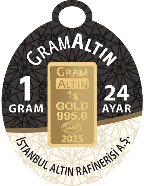 1 GRAM 24 AYAR İAR GRAMALTIN