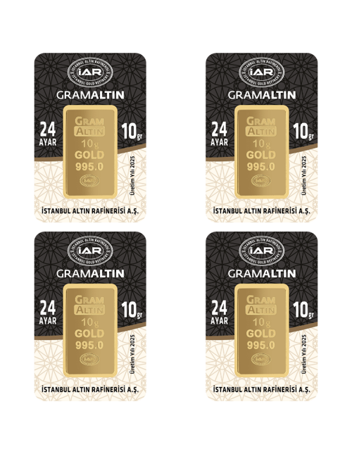 40 GRAM 24 AYAR İAR GRAMALTIN ( 10gr x 4 Adet )