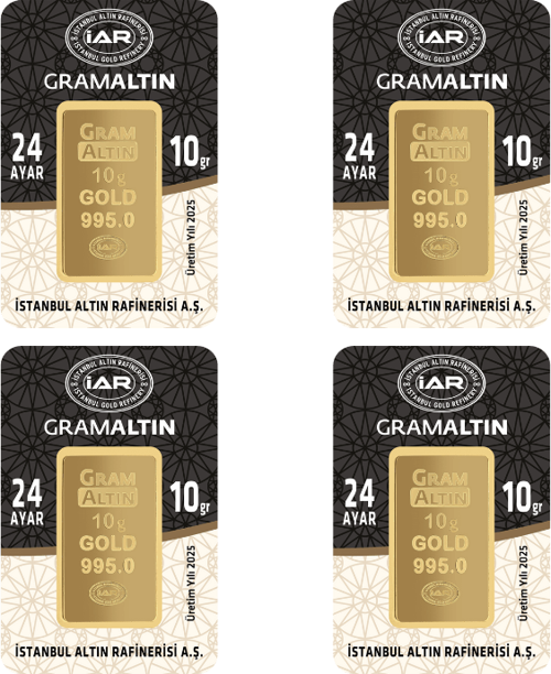 40 GRAM 24 AYAR İAR GRAMALTIN ( 10gr x 4 Adet )