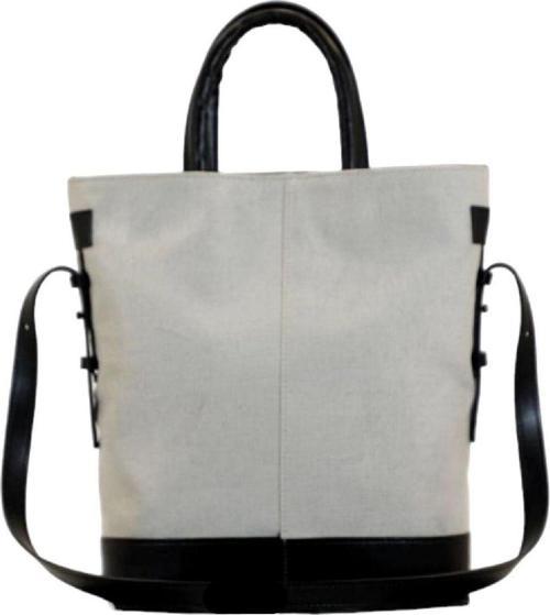 Kadın Kol Ve Omuz Çantası Suni Deri Mıx Bucket Çanta - Keten - Deri