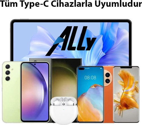 Ally TE-PD14 30W Type-C- USB C Hızlı Şarj Adaptörü 4