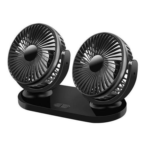 Çift Başlıklı Araç Fanı Oto Fan Vantilatör R-8037