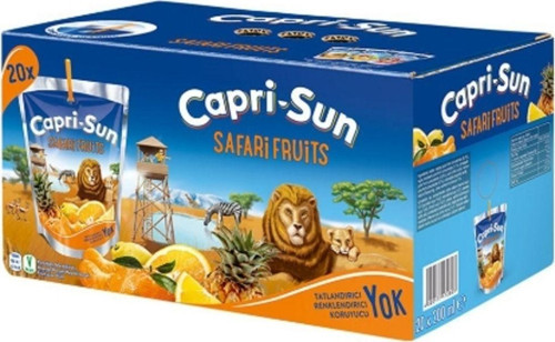 Capri Sun Safari Meyve Suyu 20'Li (4'Lü)