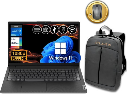 V15 i7-1355U 40GB 256 GB M.2 SSD 83A100KXTR ATL92 15.6" W11Pro Notebook +Çanta&Mouse