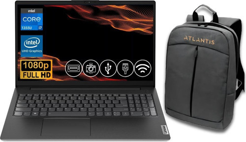 V15 i7-1355U 8GB 2TB M.2 SSD 83A100KXTR ATL35 15.6" Fdos Notebook +Çanta