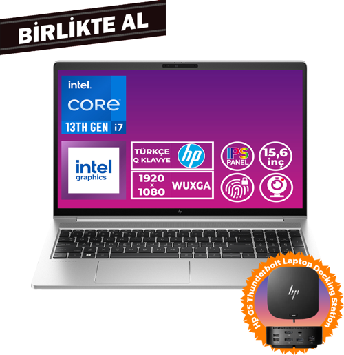ProBook 450 G10 i7-1355U 16GB 512GB SSD 15.6" FHD W11P + Docking Station 969H2ET 050