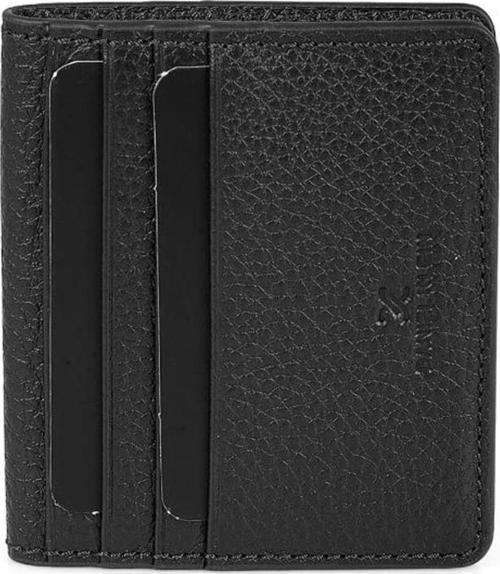 Gerçek Deri Siyah Erkek Cüzdan & Kartlık DKL5239-1