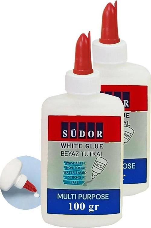 Beyaz Tutkal 100 gr 2 Adet Südor Beyaz Mobilya Tutkalı 100 gr Ahşap Tutkalı Su Bazlı Çok Amaçlı Beyaz Tutkal