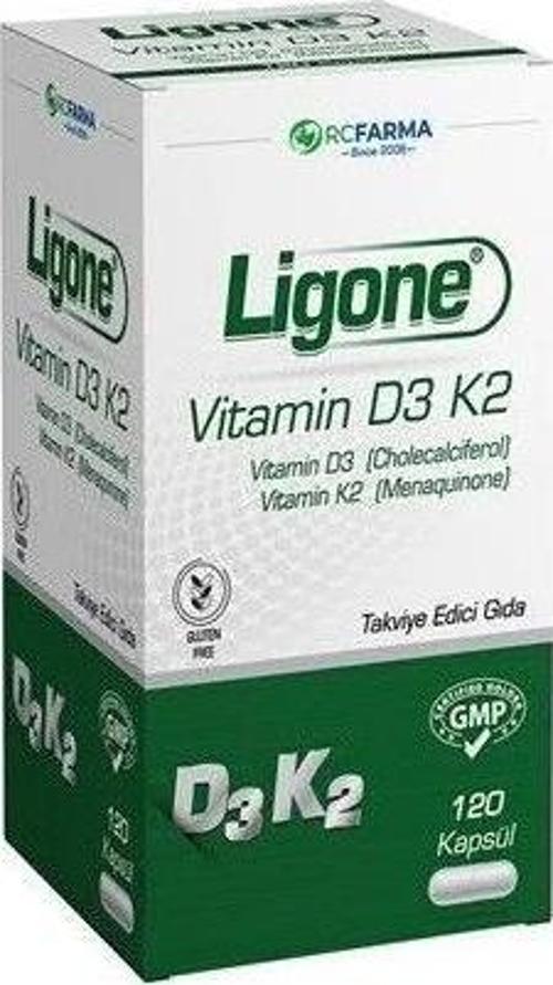 Ligone Vitamin D3 K2 120 Kapsül