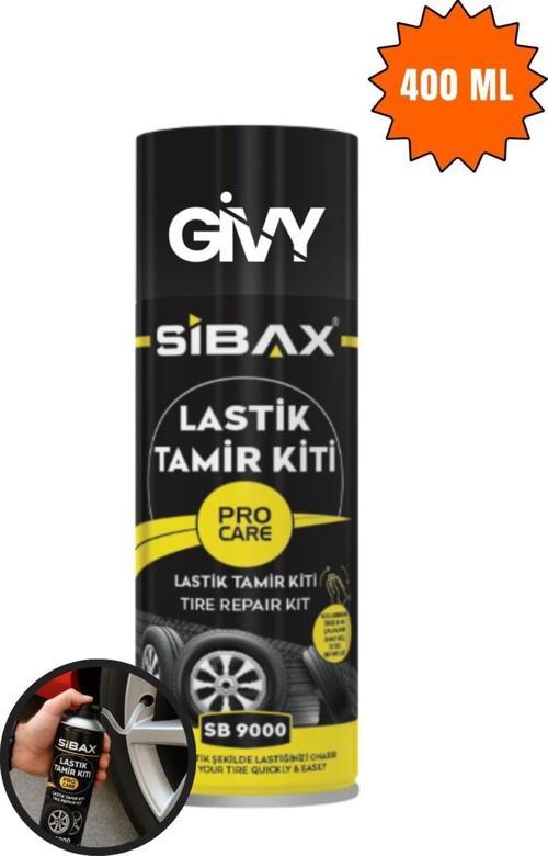 Lastik Tamir Kiti Sprey 400 ml – Patlak Lastik Şişirme ve Anında Onarım Spreyi SB9000