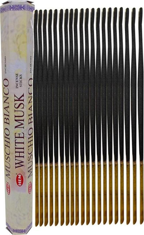 Beyaz Misk Kokulu 20 Çubuk Tütsü - White Musk