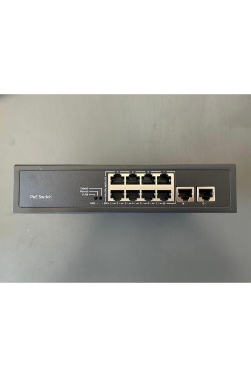 Iss-4010P 8 Port Poe+ 10-100 Mbps 2 Port 10-100 Uplink Switch