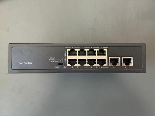 Iss-4010P 8 Port Poe+ 10-100 Mbps 2 Port 10-100 Uplink Switch
