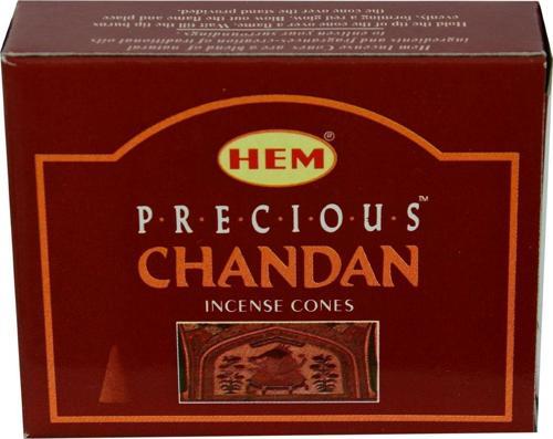 Chandan Değerli Mistik Kokulu 10 Konik Tütsü - Precious Chandan