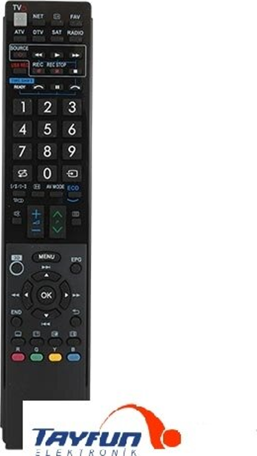 LC SERİSİ AQAUS Led Televizyon Kumandası